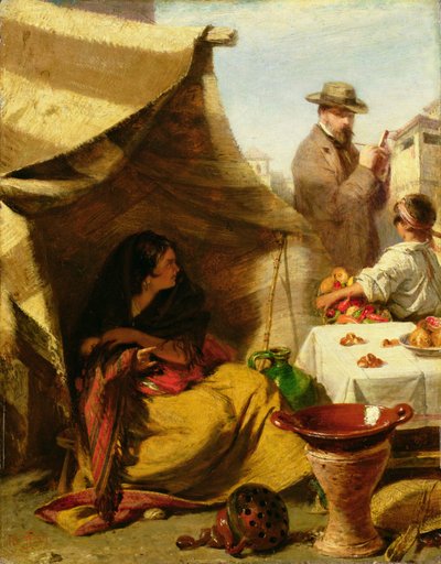 The Evil Eye, 1859 by John Phillip